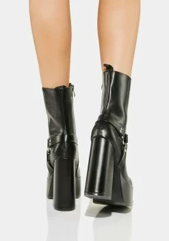 Koi Footwear Yuna Platform Boots Heeled Boots