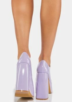 Koi Footwear Lavender Sweet Attitude Platform Heels