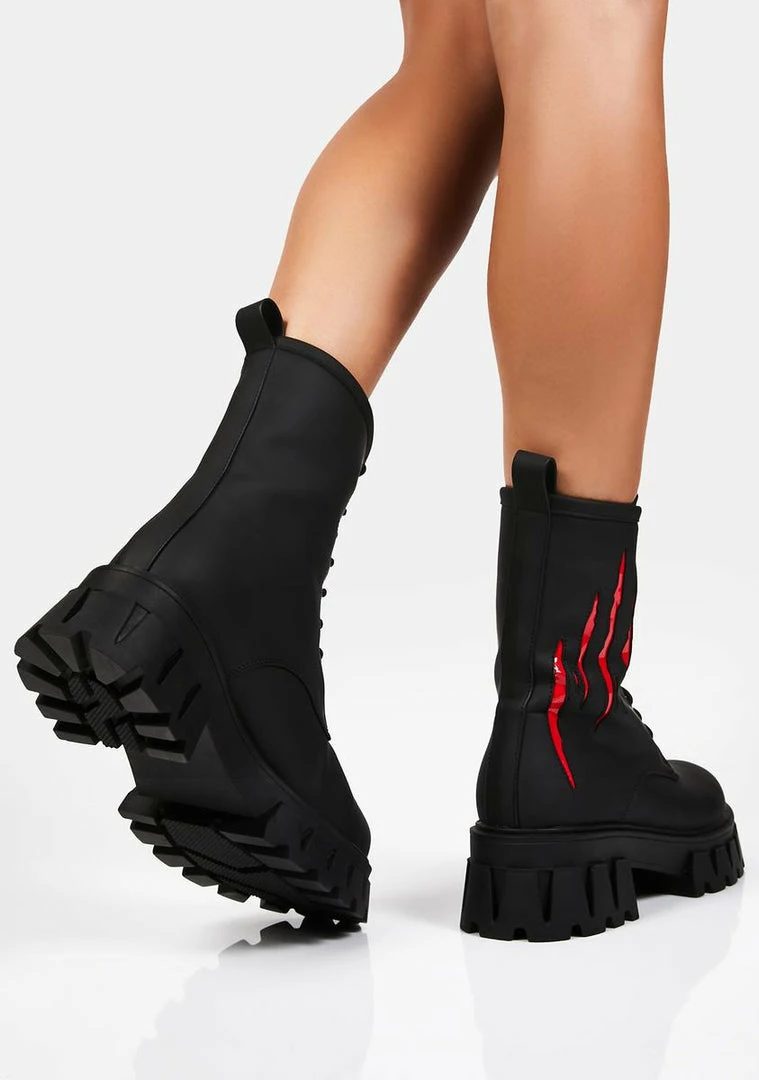 Cheap 😀 Koi Footwear Scissorhands 🥾 Boots 💯 6 Koi Footwear Scissorhands Boots