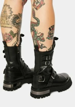 Budget ๐ Koi Footwear Desolation Buckle ๐ฅพ Boots ๐ฅพ Boots & Booties ๐ฅฐ 9 Koi Footwear Desolation Buckle Boots Boots & Booties