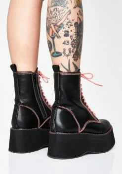 Koi Footwear Candy Enigma Platform Boots Platforms