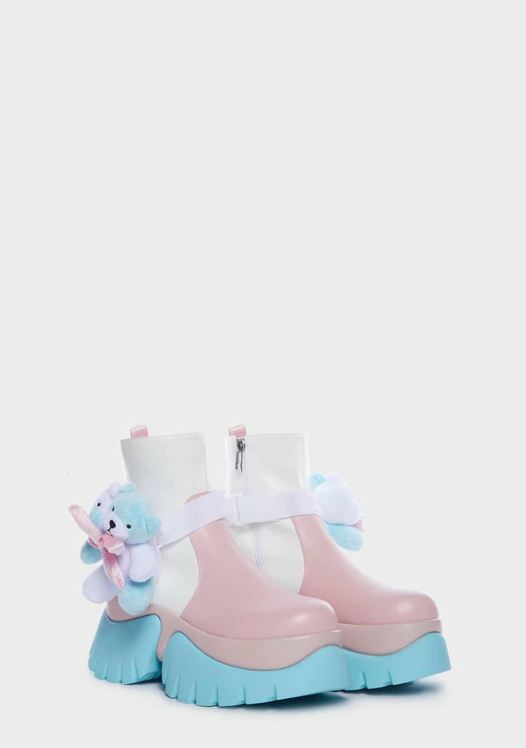 Best Sale โค๏ธ Koi Footwear Teddy Bear X Melanie Martinez Platform ๐ฅพ Boots Combat ๐ฅพ Boots ๐ 5 Koi Footwear Teddy Bear X Melanie Martinez Platform Boots Combat Boots