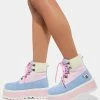 Koi Footwear Pastel Multi Zozi Platform Boots