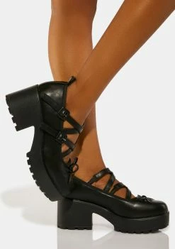 Koi Footwear Margot Platform Mary Janes Flats