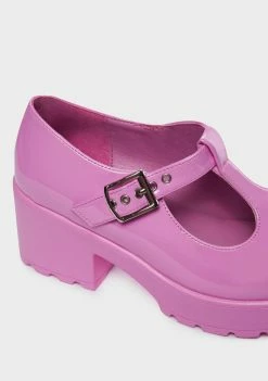 Koi Footwear Pink PVC Sai Mary Janes