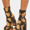 Koi Footwear Bungle Burden Teddy Platform Boots Platforms