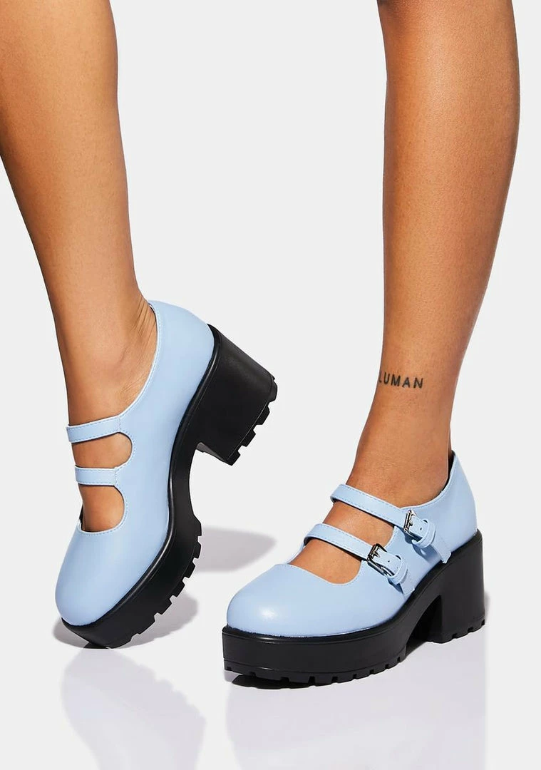 Promo 🔥 Koi Footwear Light Blue Mura Mary Janes 🥰 2 Koi Footwear Light Blue Mura Mary Janes