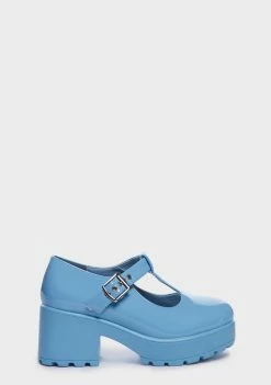 Koi Footwear Blue PVC Sai Mary Janes