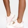 Koi Footwear Platforms Pink Teddy Sura Platform Sneakers
