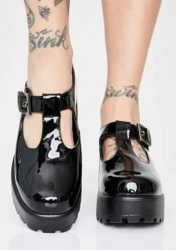 Koi Footwear Platform Mary Janes Patent Sai Mary Janes