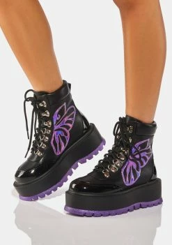 Koi Footwear Boots & Booties Tooth Fairy Combat Boots