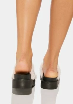 Koi Footwear Sandals Mypos Fluffy Slides