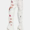 Koi Footwear Rainbow Heart Thigh High Boots