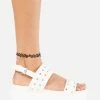 Koi Footwear Solitude Studded Platform Sandals Platforms