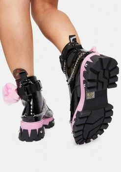 Koi Footwear Blush Hallucinations Scares Teddy Bear Boots Boots & Booties