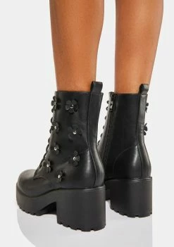 Koi Footwear Amabilis Flower Platform Boots Boots & Booties