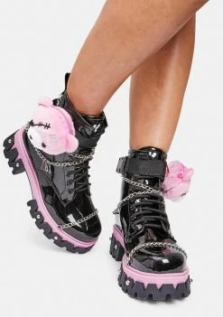 Koi Footwear Blush Hallucinations Scares Teddy Bear Boots Boots & Booties