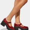 Koi Footwear Flats Cher Checkered Mary Janes