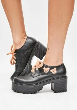 Front Page 22 Koi Footwear Heels Fuzzums Platform Oxfords