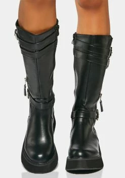 Hot Sale โ Koi Footwear ๐ฅพ Boots & Booties Apex Buckle ๐ฅพ Boots ๐ 9 Koi Footwear Boots & Booties Apex Buckle Boots