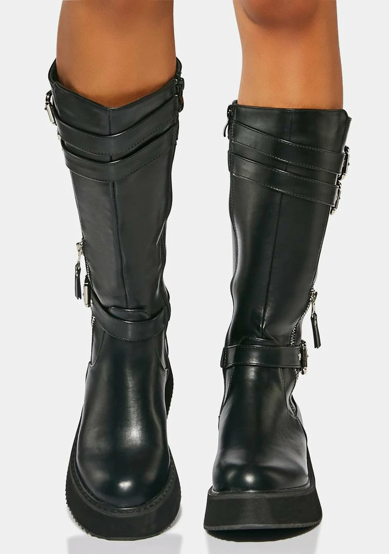 Hot Sale โ Koi Footwear ๐ฅพ Boots & Booties Apex Buckle ๐ฅพ Boots ๐ 6 Koi Footwear Boots & Booties Apex Buckle Boots