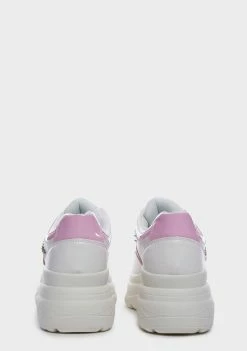 Koi Footwear Pink Bane Of Exile Platform Sneakers