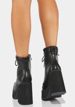 Koi Footwear Rumi Lace Up Platform Boots Boots & Booties