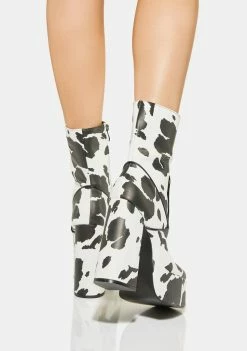 Koi Footwear Boots & Booties Penny Moo Platform Boots