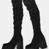 Koi Footwear Suede Damar Thigh High Boots Boots & Booties