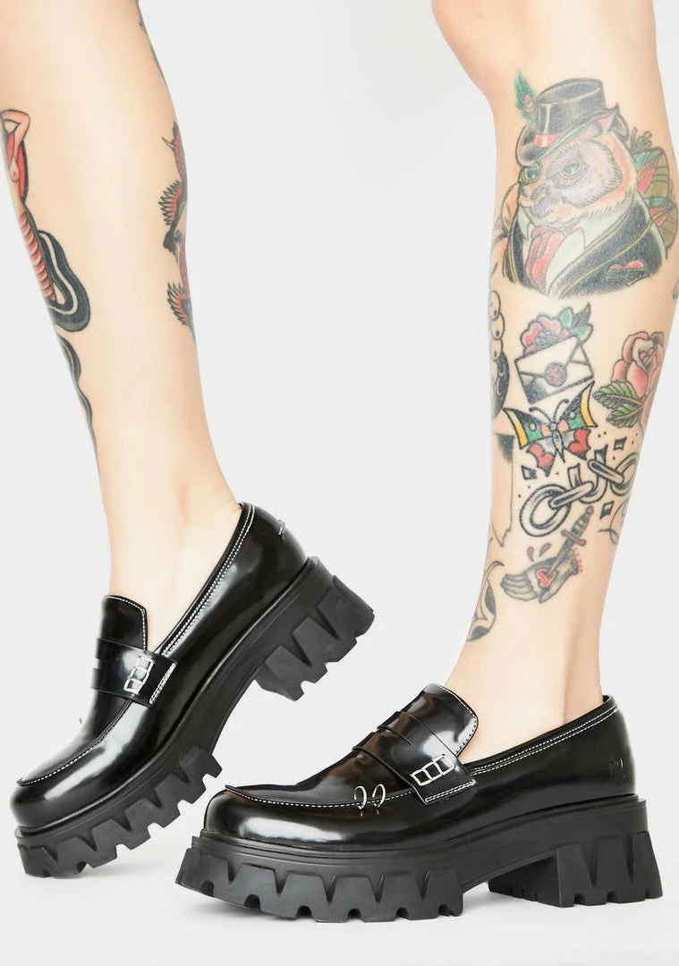 Buy π Koi Footwear Platforms Gami Patent Loafers π 3 Koi Footwear Platforms Gami Patent Loafers