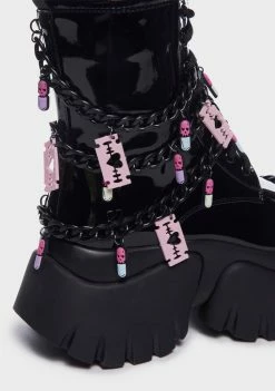 Koi Footwear Pills And Silent Potions Vilun Boots Combat Boots