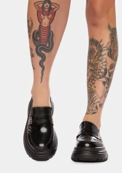 Koi Footwear Lethe Pierced Platform Loafers