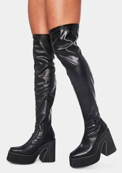 Koi Footwear Damar Platform Thigh High Boots