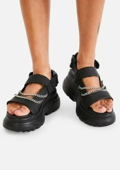 Koi Footwear Marnus Test Chain Sandals Platforms