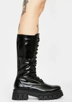 Koi Footwear Trinity Patent Calf High Boots
