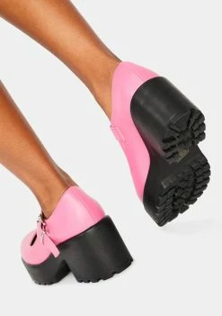 Discount π― Koi Footwear Fuchsia Tira Mary Janes Platforms π 9 Koi Footwear Fuchsia Tira Mary Janes Platforms