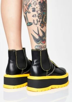 Koi Footwear Area 51 Platform Boots Platforms