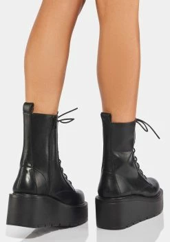 Koi Footwear Boots & Booties Talos Platform Combat Boots
