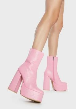 Koi Footwear A Princess's Little Secret Platform Boots Heeled Boots