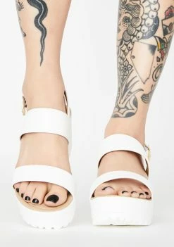 Koi Footwear Cleated Platform Sandals