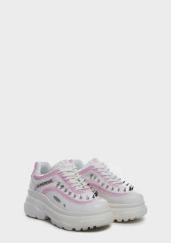 Koi Footwear Pink Bane Of Exile Platform Sneakers