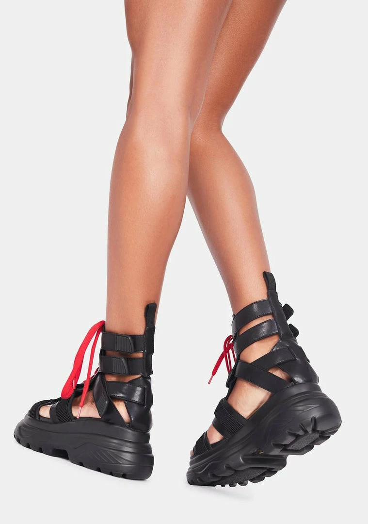 Buy π Koi Footwear Platforms Saint Lace-Up π©΄ Sandals π 6 Koi Footwear Platforms Saint Lace-Up Sandals