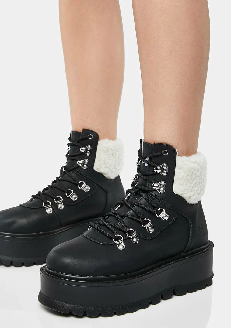 Deals ๐ Koi Footwear Combat ๐ฅพ Boots Kaldor Platform Hiker ๐ฅพ Boots โ๏ธ 6 Koi Footwear Combat Boots Kaldor Platform Hiker Boots