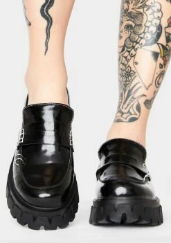 Buy π Koi Footwear Platforms Gami Patent Loafers π 9 Koi Footwear Platforms Gami Patent Loafers