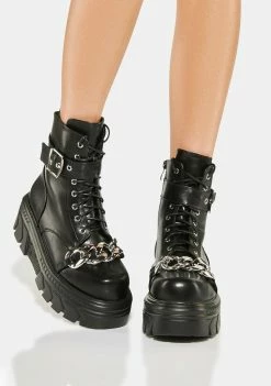 Koi Footwear Boots & Booties Epoine Platform Combat Boots