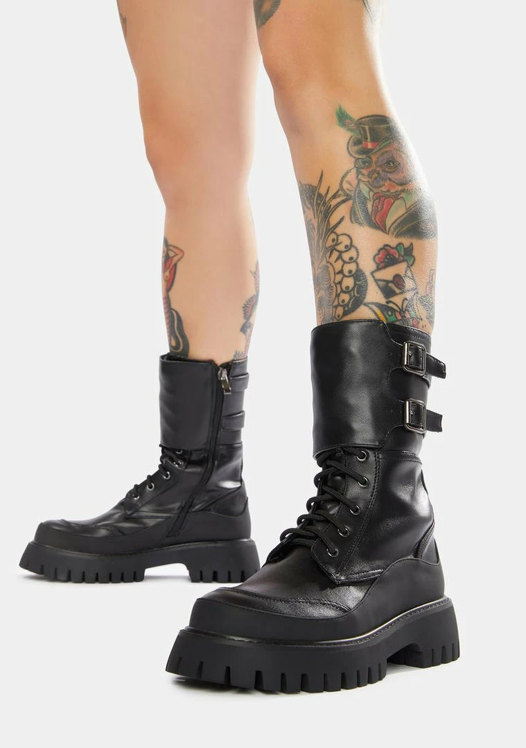 Best Pirce ๐ฏ Koi Footwear Night Wolf Combat ๐ฅพ Boots ๐ฅพ Boots & Booties ๐ฅ 3 Koi Footwear Night Wolf Combat Boots Boots & Booties