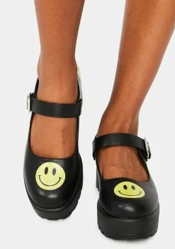 Koi Footwear Be Happy And Smile Mary Janes Heels