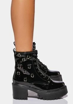 Koi Footwear Tragus Rock Combat Boots