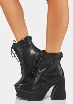 Koi Footwear Rumi Lace Up Platform Boots Boots & Booties