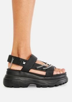 Koi Footwear Marnus Test Chain Sandals Platforms
